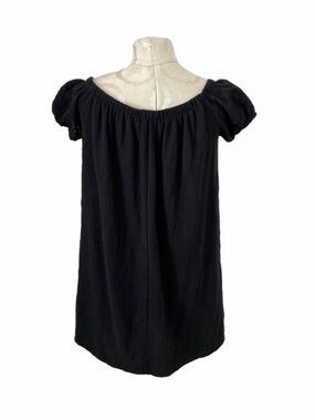Cooperative Urban Outfitters Black Off-Shoulder Casual Cotton Dress